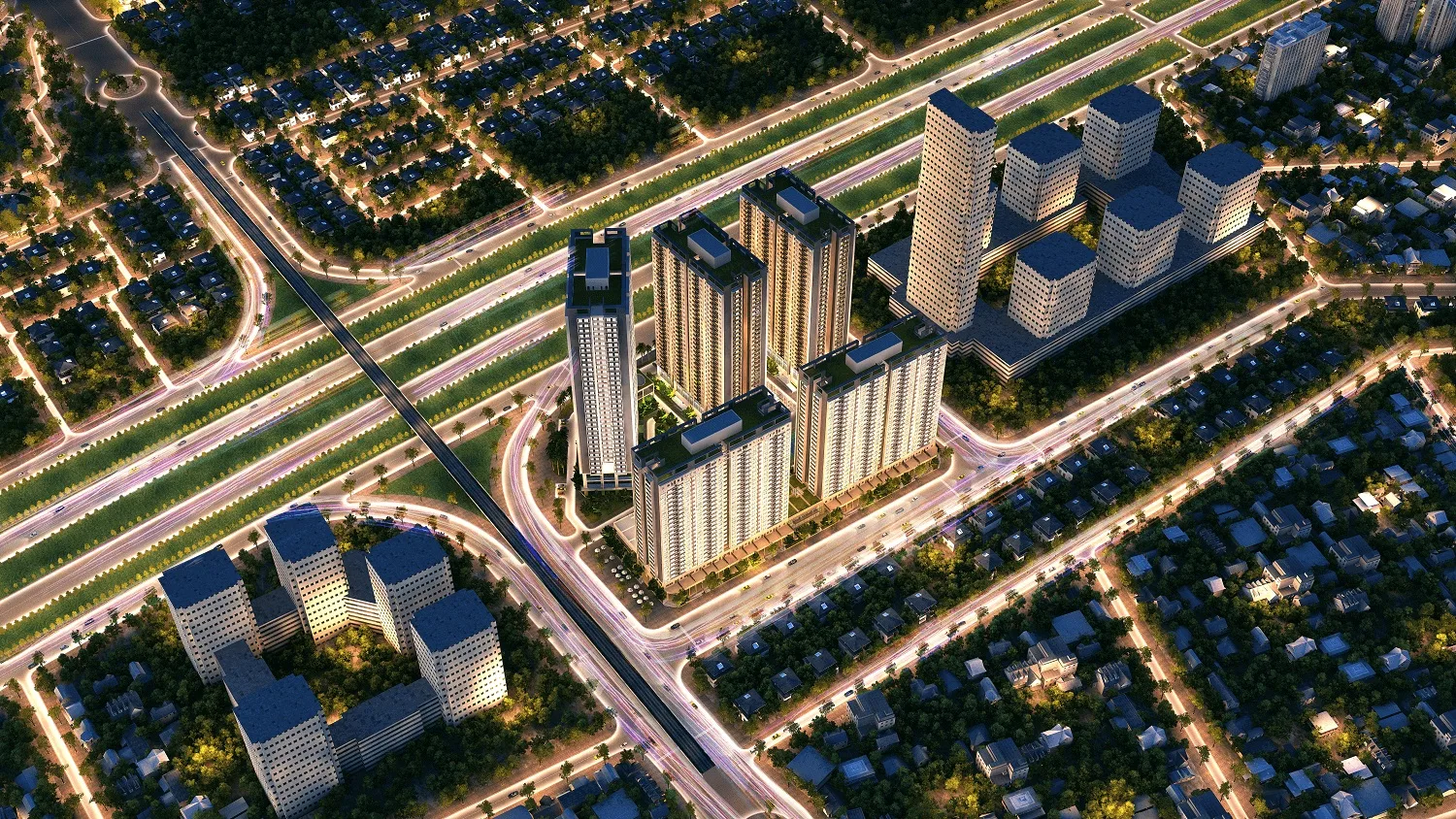 Quy mô và mật độ xây dựng của chung cư Thăng Long Capital Premium huyện Hoài Đức như thế nào?