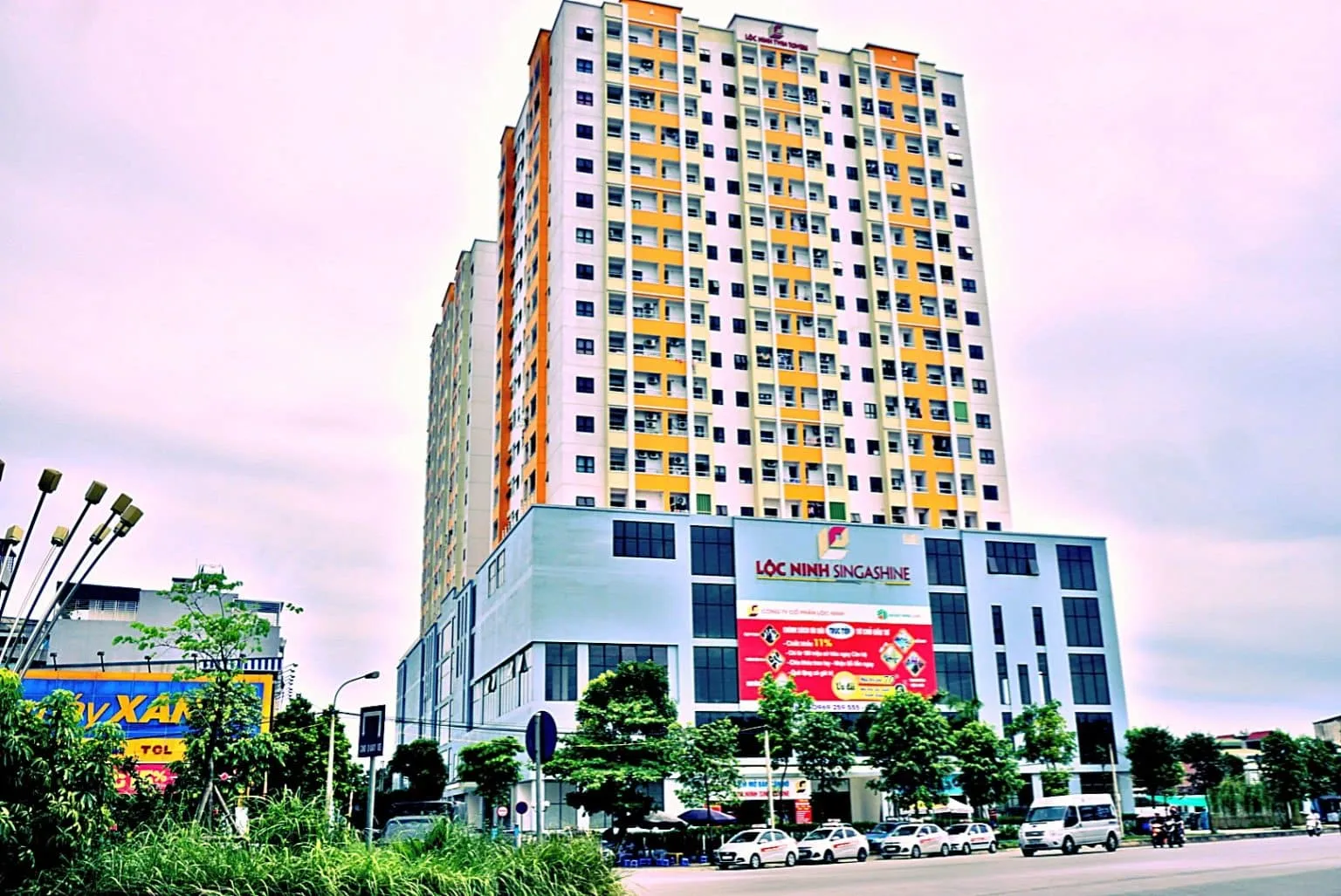 Quy mô và mật độ xây dựng của chung cư Lộc Ninh Singashine huyện Chương Mỹ như thế nào?