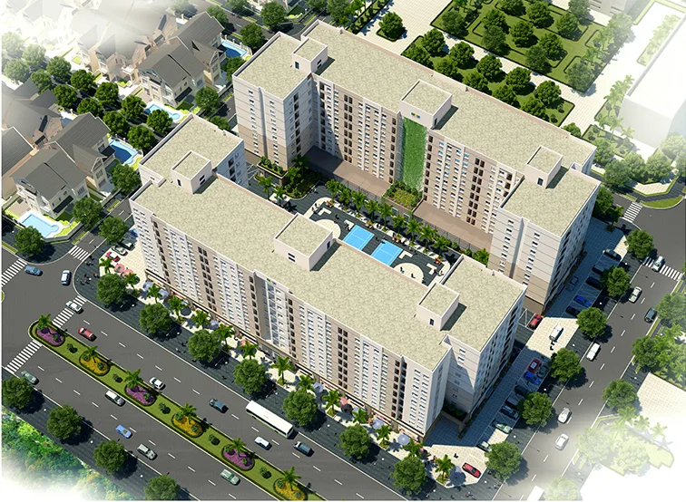 Quy mô và mật độ xây dựng của chung cư Bamboo Garden huyện Quốc Oai như thế nào? 