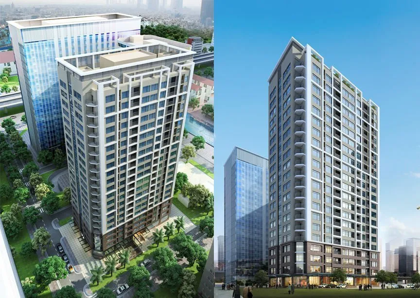 Căn 2PN 3PN chung cư Vinata Tower quận Cầu Giấy có diện tích bao nhiêu?
