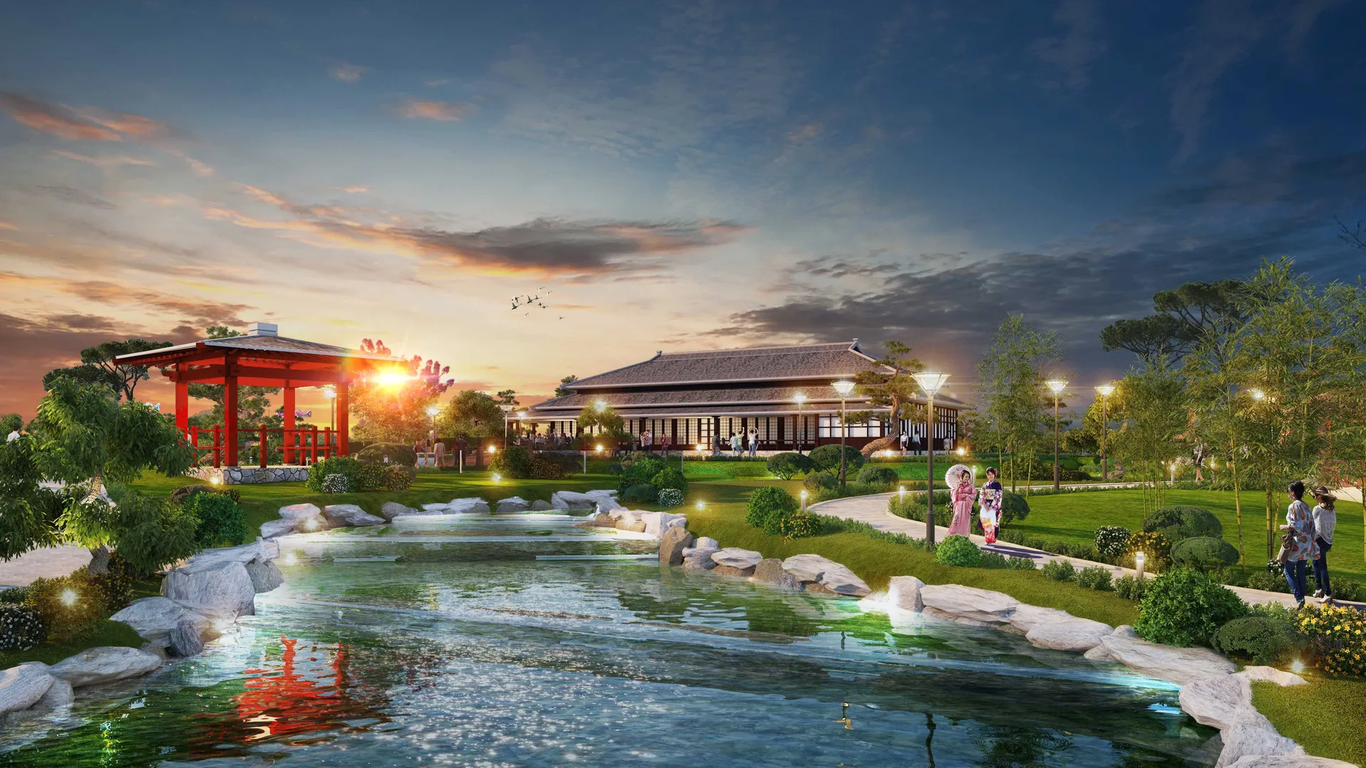 Khám phá vườn thiền Nhật - Giá trị sống độc bản tại Masteri West Heights