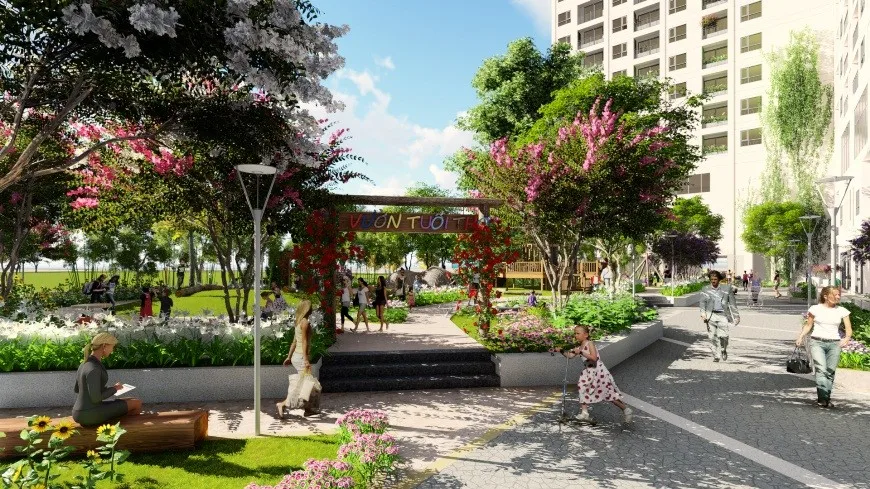 Quy mô và mật độ xây dựng chung cư Spring Home quận Thanh Xuân là bao nhiêu?