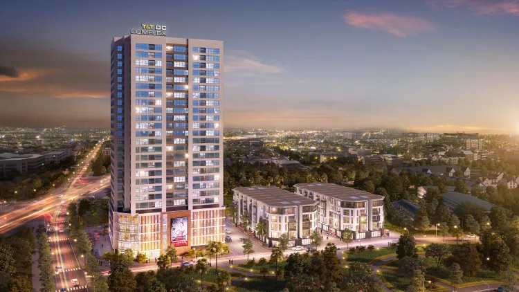 Quy mô và mật độ xây dựng chung cư T&T DC Complex quận Hoàng Mai như thế nào?