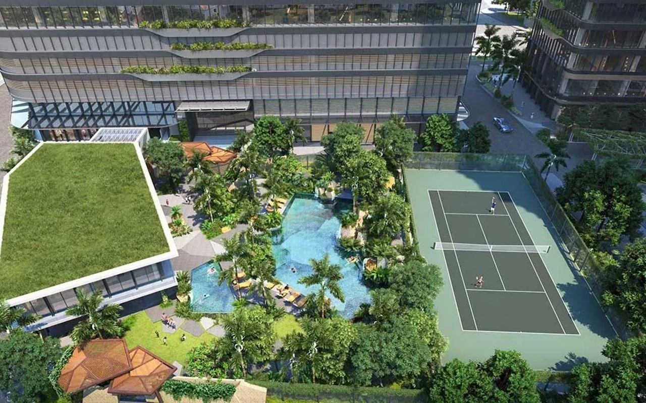 Căn hộ 2 phòng ngủ dự án Lumière Riverside có diện tích lớn nhất và nhỏ nhất bao nhiêu m2?