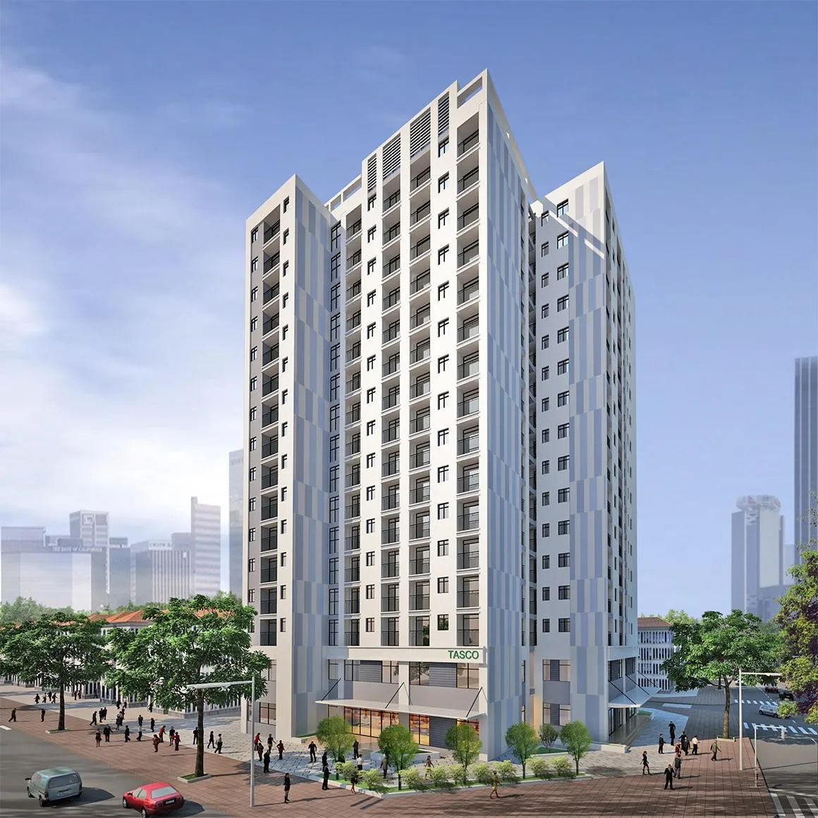 Quy mô và mật độ xây dựng chung cư South Building quận Hoàng Mai như thế nào?