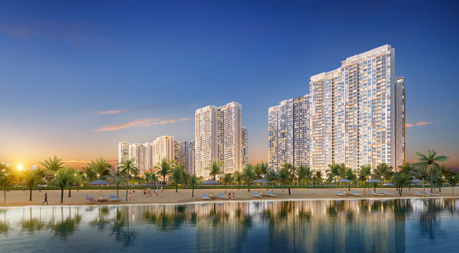 Căn hộ 2PN dự án Masteri Centre Point có diện tích tim tường và thông thủy là bao nhiêu?