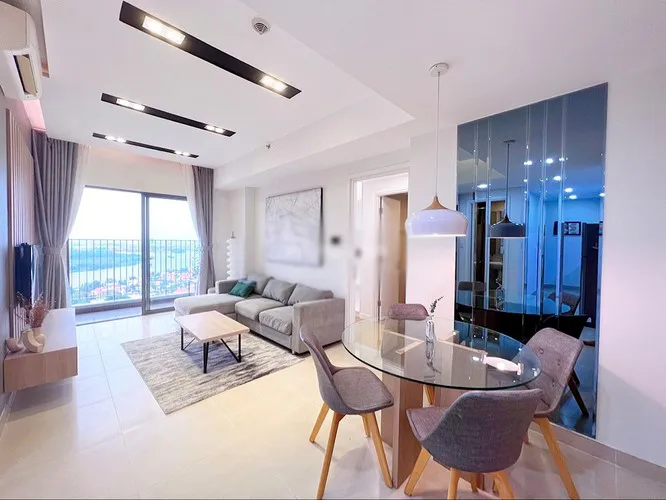 Tận hưởng view sông Sài Gòn từ căn hộ 2PN block T4 dự án Masteri Thảo Điền