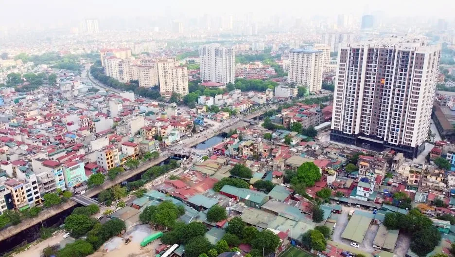 Nhà mặt phố quận Hoàng Mai đang bán bao nhiêu 1m2?