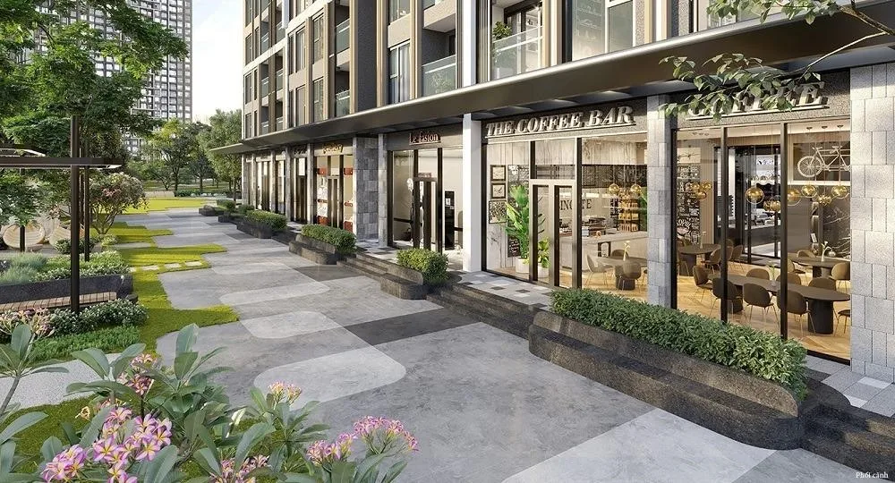 Tòa West D Masteri West Heights có bao nhiêu căn shophouse? 