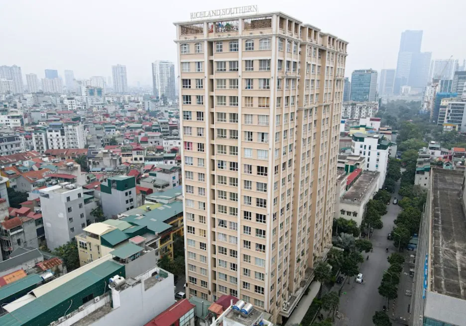 Gần chung cư Richland Southern quận Cầu Giấy có các trạm xăng nào?