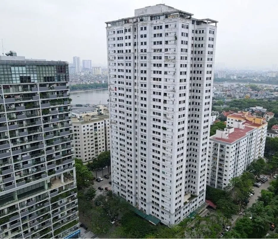 Chung cư VP3 Linh Đàm quận Hoàng Mai cách trường THCS Hoàng Liệt bao xa?