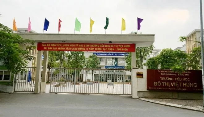 Gần chung cư AQH Riverside quận Long Biên có trường tiểu học nào không?