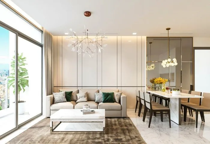 Căn hộ 2PN 72.75m2 tòa C phân khu Gardenia dự án Masteri Centre Point có giá bao nhiêu 1m2?