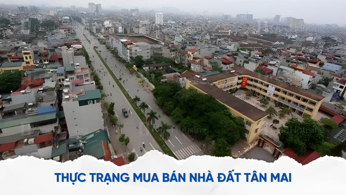 Cập nhật giá bán nhà riêng 3PN tại phường Tân Mai, quận Hoàng Mai