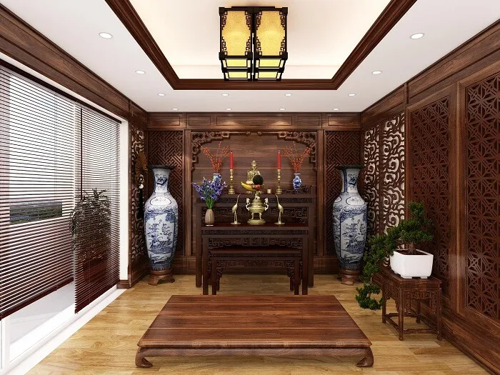 Gia chủ mới cần biết các cách thiết kế phòng thờ sang trọng, chuẩn phong thủy sau đây