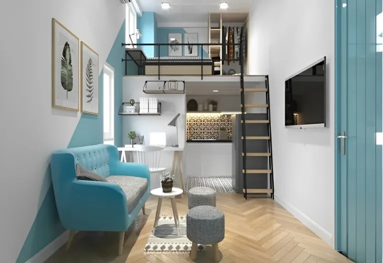Căn hộ nhỏ chỉ 33m2 nhưng cực bắt mắt với phong cách thiết kế nội thất đơn giản