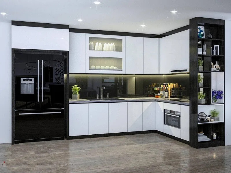Mẹo chọn tủ bếp Acrylic hiệu quả giúp gian bếp sang trọng hơn