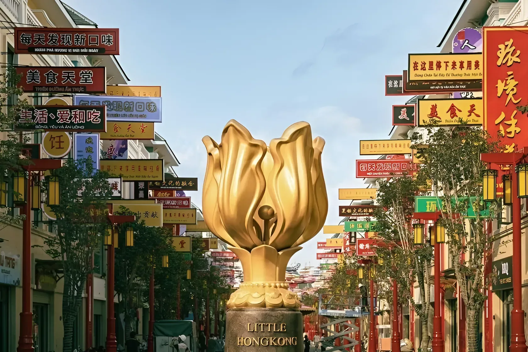 Phân khu Little Hong Kong có kết nối đến những tiện ích nào của đại đô thị Vinhomes Ocean Park?