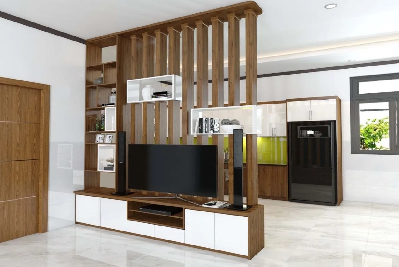 Kệ tủ tivi hiện đại thường có kích thước như thế nào?