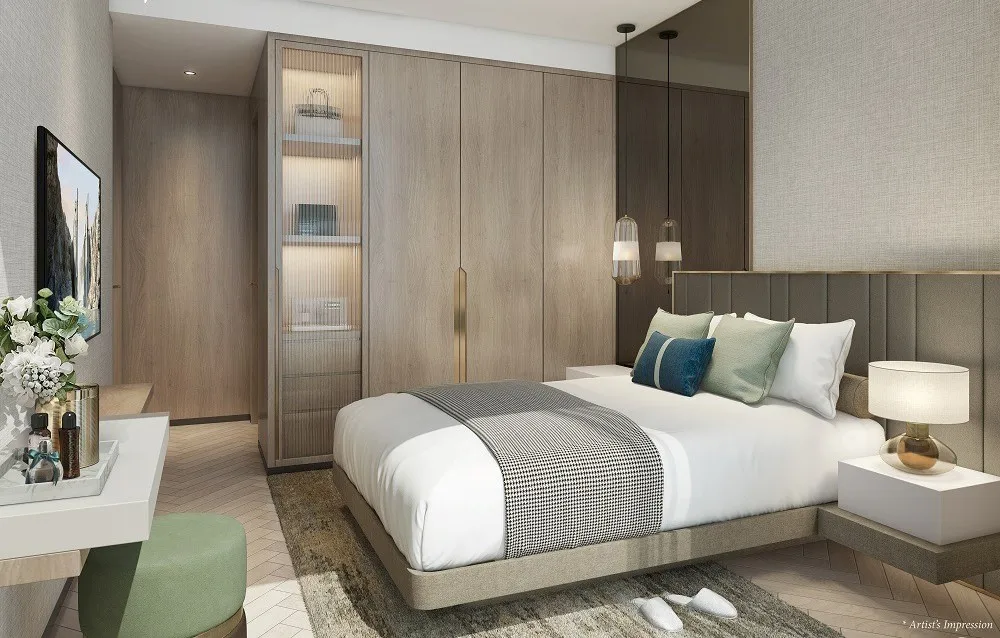 Diện tích tim tường, diện tích thông thủy căn hộ 3 phòng ngủ tòa B Masteri West Heights