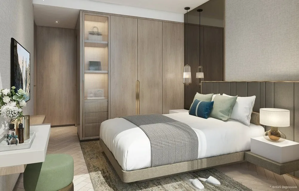 Diện tích tim tường, diện tích thông thủy căn hộ 3 phòng ngủ tòa C Masteri West Heights
