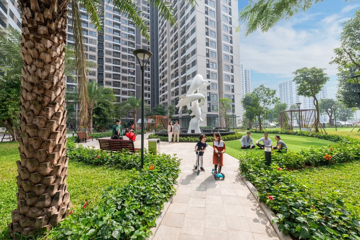 Giá cho thuê căn hộ 1 phòng ngủ ở Vinhomes Ocean Park Gia Lâm mới nhất