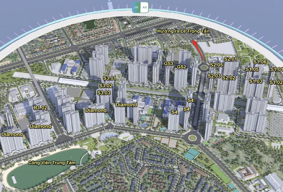 Hướng dẫn cách di chuyển từ Vinhomes Smart City đến chợ hoa Quảng Bá
