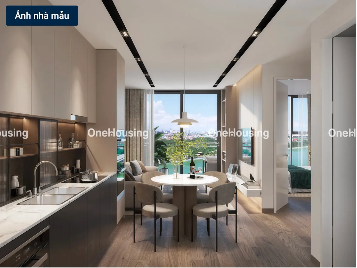 Căn hộ 1PN+ tòa D Masteri West Heights 42m2 đang có giá bao nhiêu?
