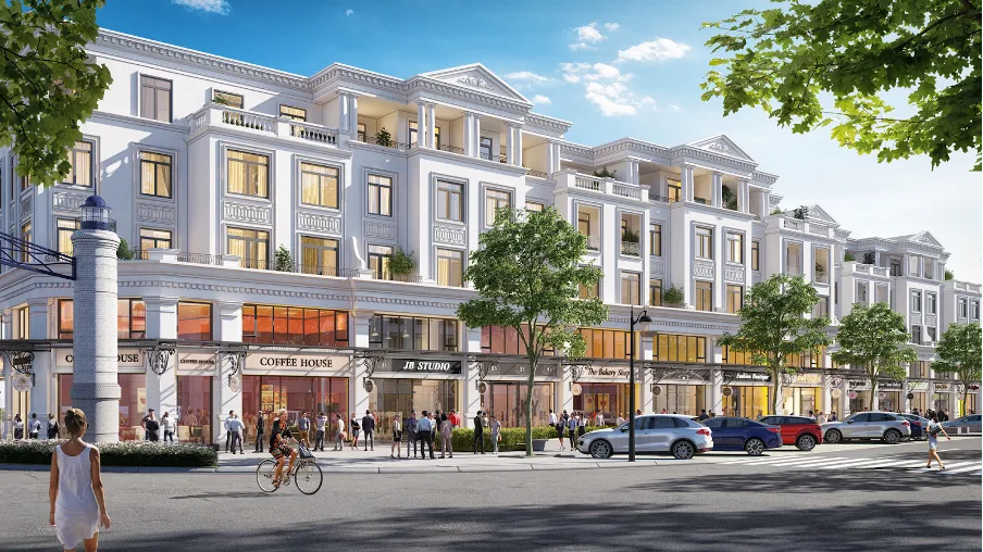Shophouse xẻ khe thuộc dãy nào ở phân khu Chà Là có giá bán cao nhất?
