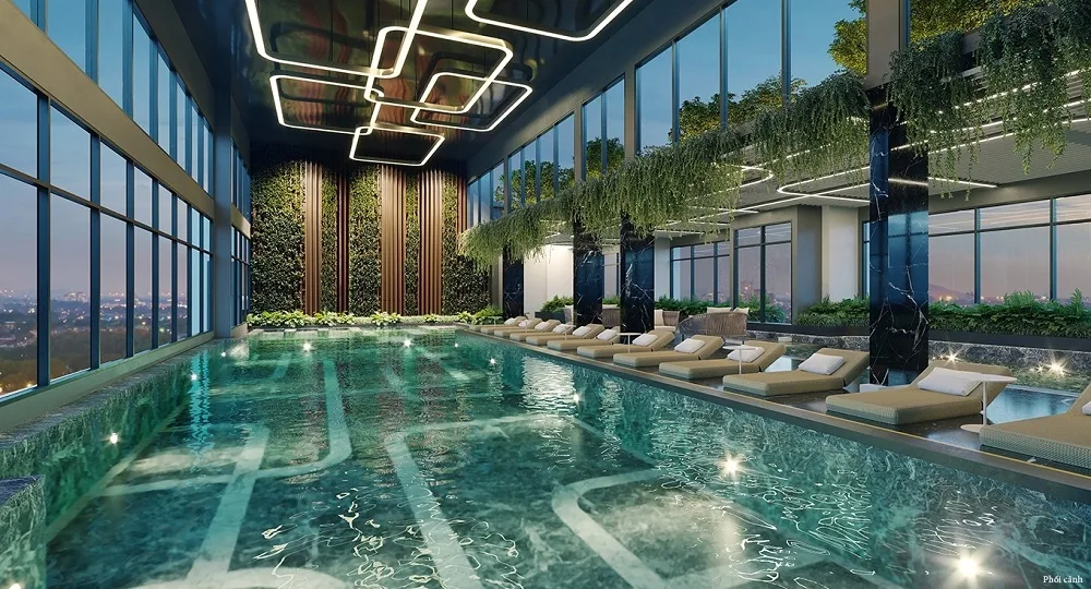 Khám phá tiện ích đẳng cấp nhất West Heights: Bể bơi rooftop ở tòa west B