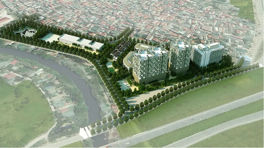 Mặt bằng thiết kế dự án nhà ở xã hội Tây Nam Mễ Trì