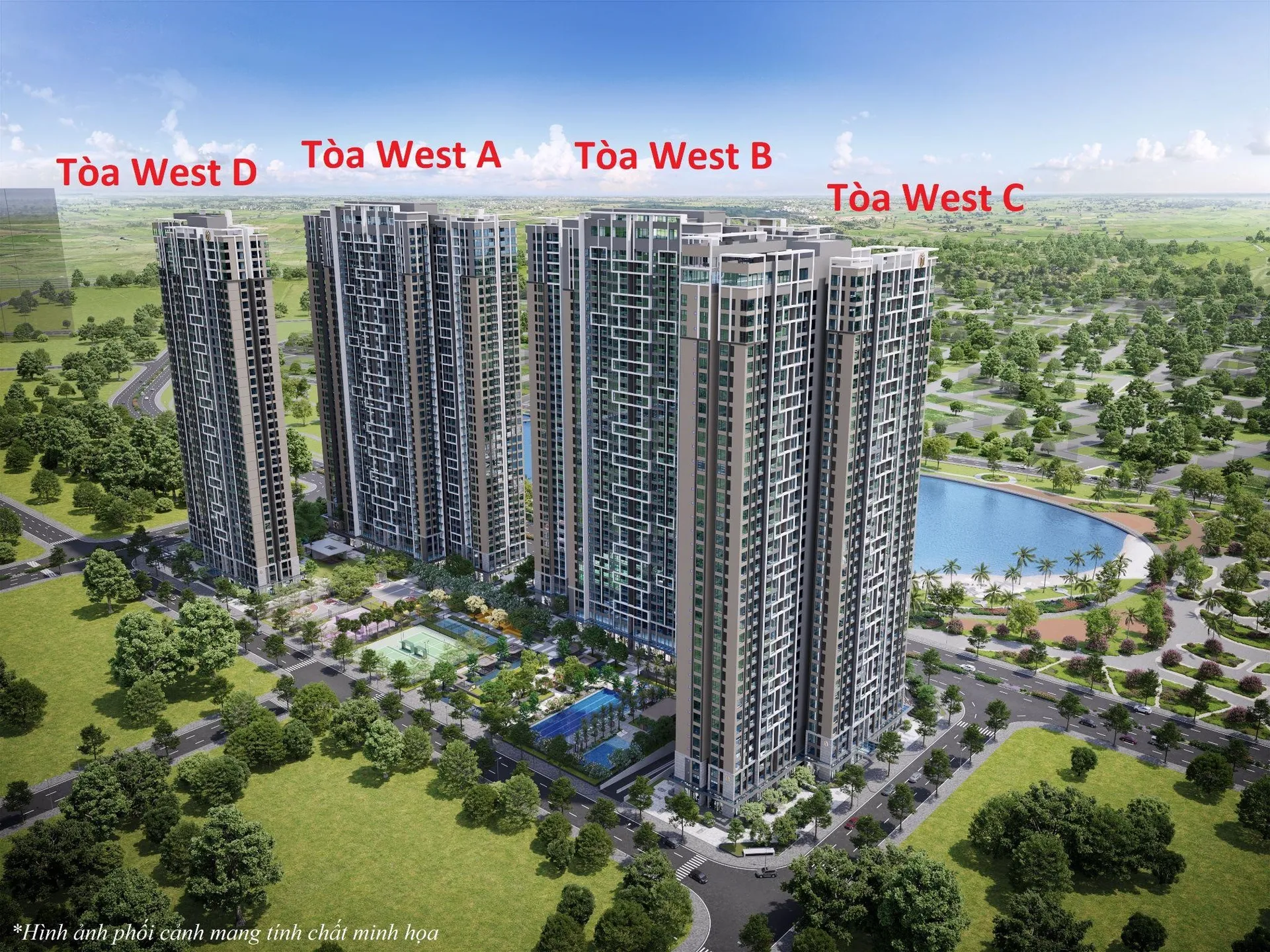 Cập nhật tiến độ thi công mới nhất của 4 toà dự án chung cư Masteri West Heights