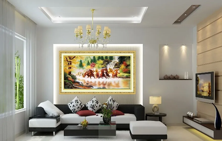 Mẹo chọn tranh phong thuỷ nhà chung cư cho người mệnh Thổ