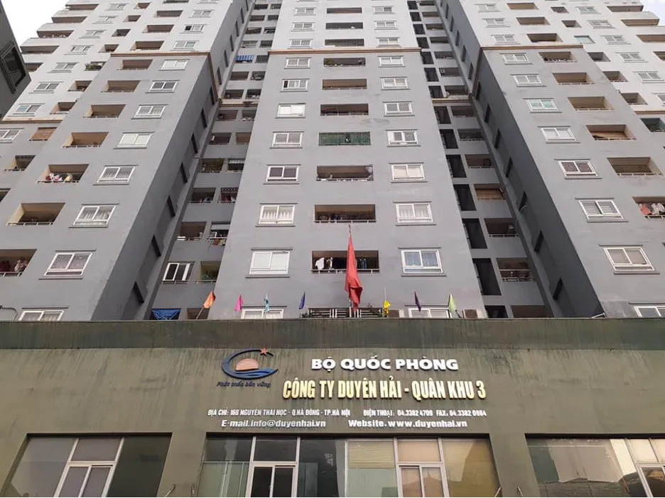 Căn 2PN, 3PN ở chung cư 16B Nguyễn Thái Học quận Hà Đông có diện tích thế nào?