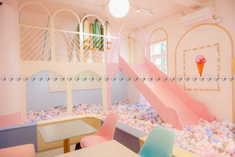 Khám phá quán cà phê khu vui chơi trẻ em RiMi Kids Cafe gần chung cư Sư Vạn Hạnh