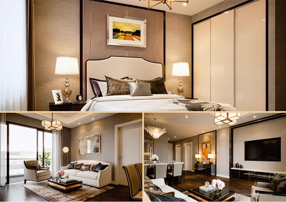 Căn 2PN 3PN ở chung cư Gold Tower quận Thanh Xuân có diện tích bao nhiêu?