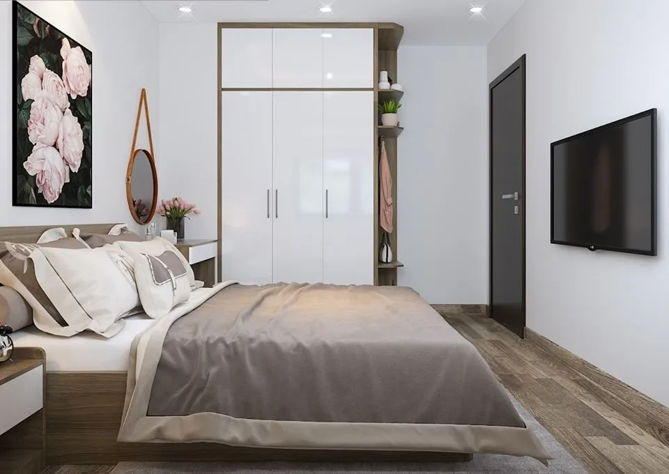 Căn 2PN 3PN ở khu đô thị Vĩnh Hoàng quận Hoàng Mai có diện tích bao nhiêu?