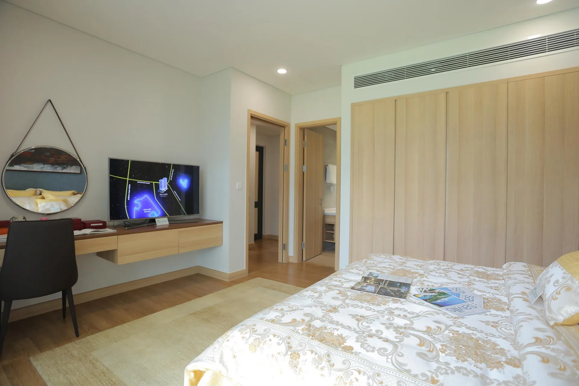 Căn 1PN 2PN 3PN chung cư Sky Park Residence quận Cầu Giấy có diện tích bao nhiêu?