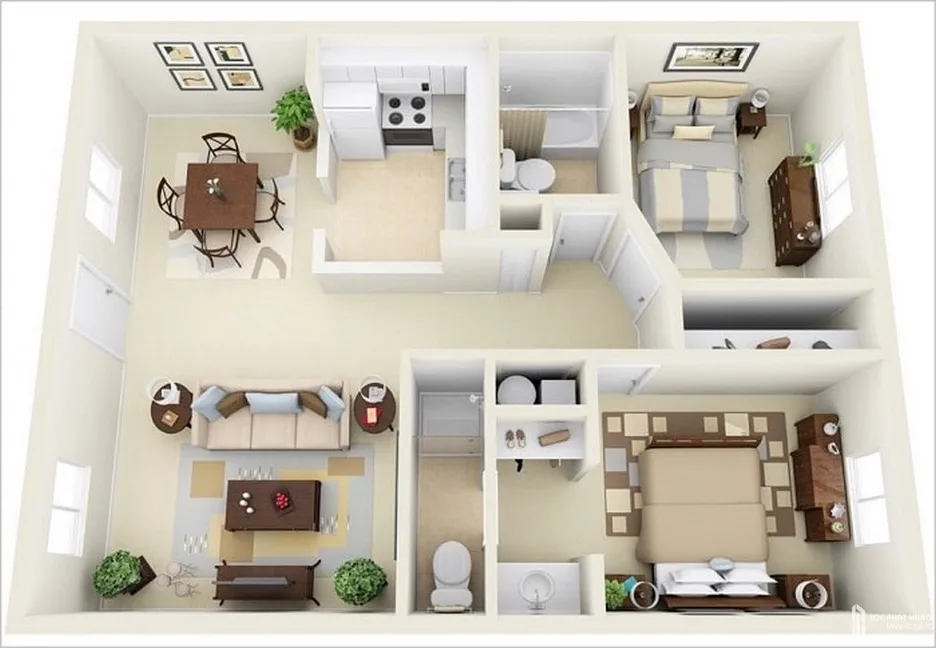 Căn 2PN+ tòa GS3 - The Miami - Vinhomes Smart City hướng Tây Bắc, Tây Nam có giá bao nhiêu 1m2?