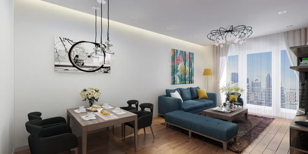 Căn 2PN 3PN chung cư Hải Đăng City quận Nam Từ Liêm có diện tích bao nhiêu?