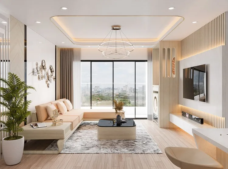 Căn 2PN chung cư Rice CIty Linh Đàm quận Hoàng Mai có diện tích bao nhiêu?