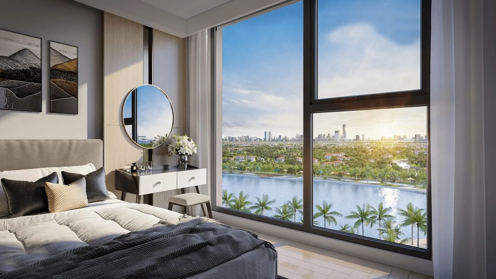Tiêu chuẩn bàn giao căn hộ 2PN tại tòa C dự án Masteri West Heights Tây Mỗ