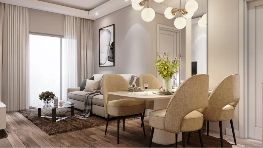 Căn 2PN, 3PN ở chung cư Bình Minh Garden quận Long Biên có diện tích thế nào?