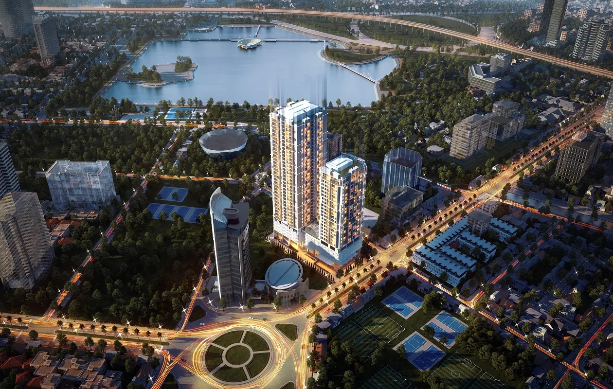 Quy mô và mật độ xây dựng của chung cư Sky Park Residence quận Cầu Giấy như thế nào?