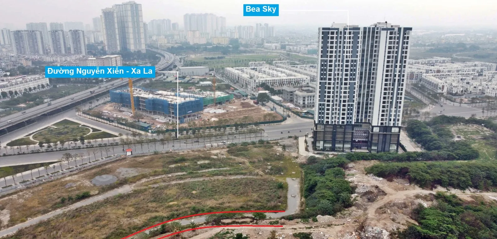 Quy mô và mật độ xây dựng chung cư Bea Sky Tower quận Hoàng Mai như thế nào?