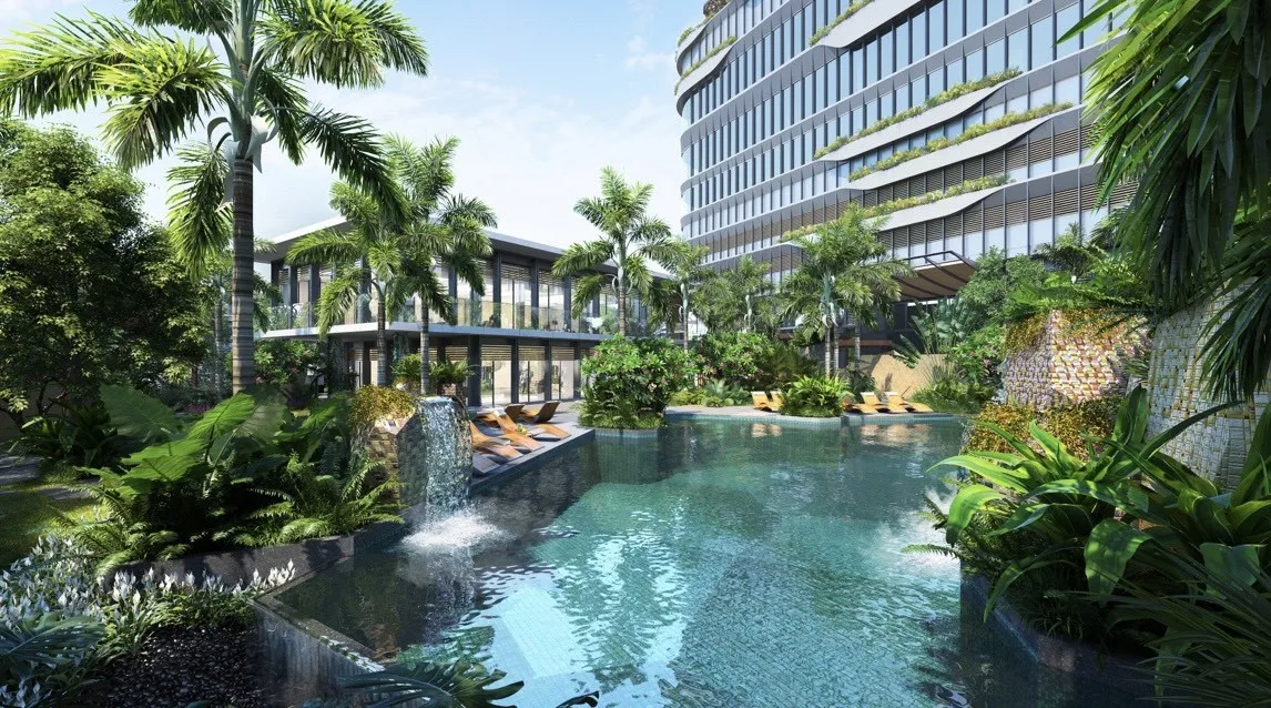 Tòa West dự án Lumière Riverside có bao nhiêu tầng?