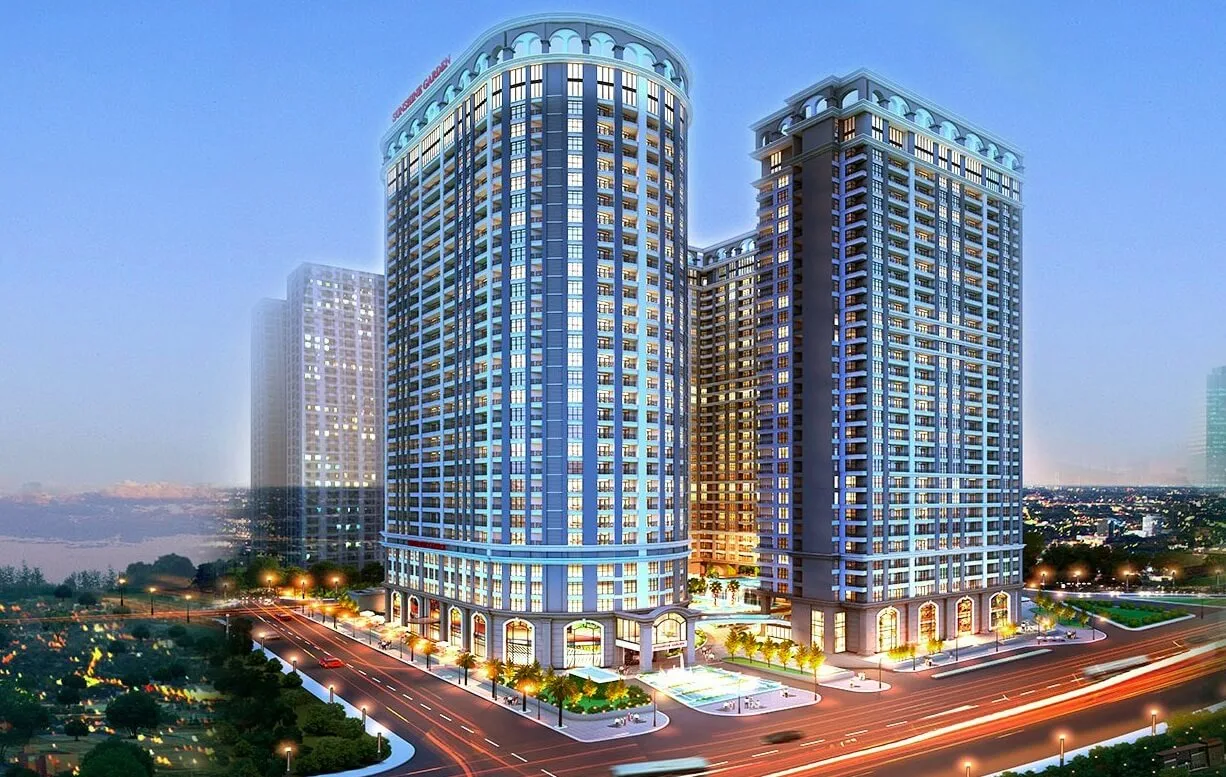 Quy mô và mật độ xây dựng chung cư Sunshine Garden quận Hoàng Mai như thế nào?