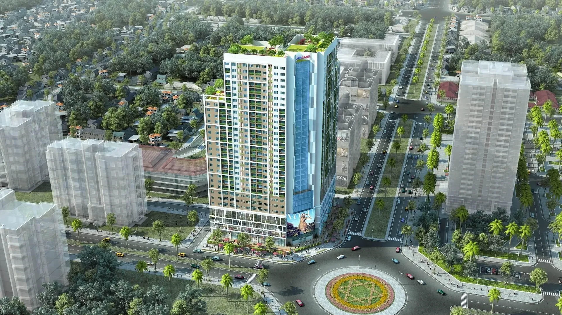 Quy mô và mật độ xây dựng chung cư Golden Field quận Nam Từ Liêm là bao nhiêu?