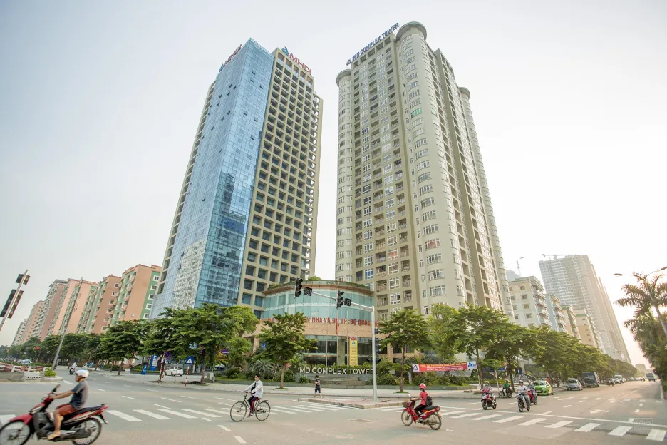 Quy mô và mật độ xây dựng chung cư MD Complex Tower quận Nam Từ Liêm là bao nhiêu?