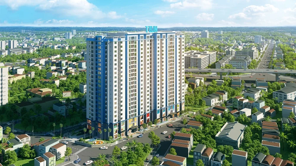 Quy mô và mật độ xây dựng chung cư Amber Riverside quận Hai Bà Trưng như thế nào?
